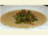 White Bean Soup with Salad Salsa. Recipe by Just Call Me Martha