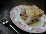 Cranberry Dessert Cake With Butter Sauce