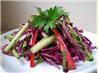 Red Cabbage Salad with a touch of Asia