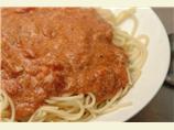 Creamy Tomato Meat Sauce