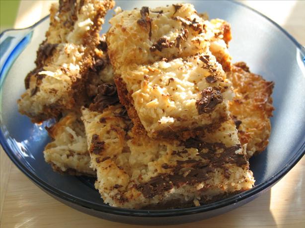 Chocolate Coconut Bars. Photo by Redsie