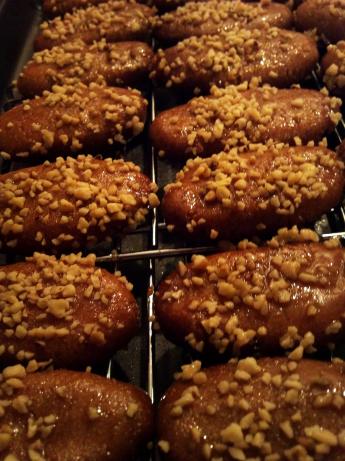 Melomakarona (A Greek Christmas Cookie). Photo by bigpetez