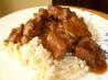 Beef Tips & Gravy With Rice. Photo by AAA Albertan