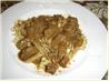 Beef Tips & Gravy With Rice. Recipe by Audrey M