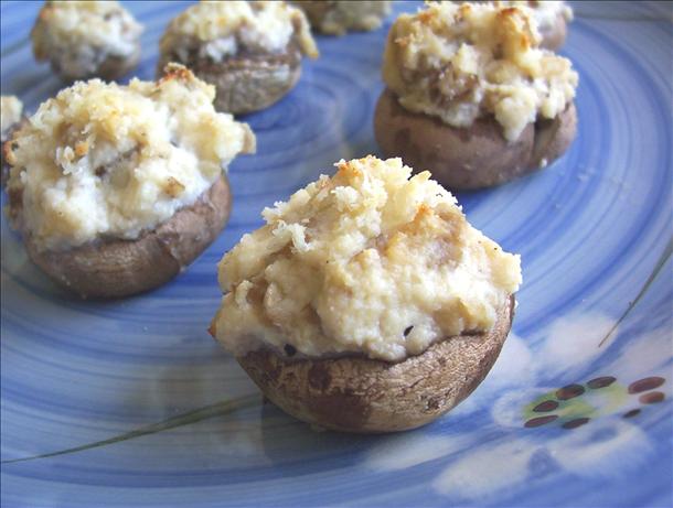 Garlic Ricotta Stuffed Mushrooms. Photo by * Pamela *