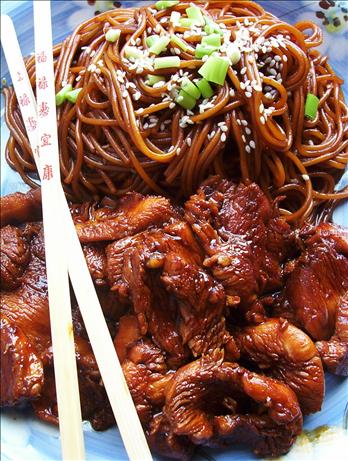 Funky Chicken With Sesame Noodles. Photo by * Pamela *