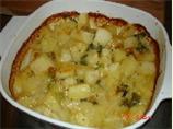 Potatoes au Gratin with Brie and Chives. Photo by Mizzy