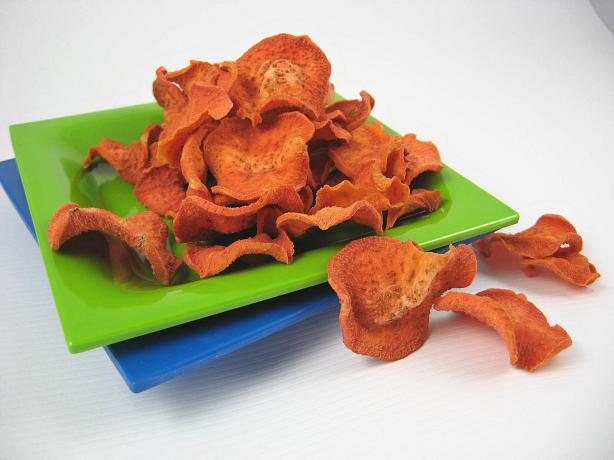 Oven Baked Sweet Potato Chips. Photo by *Kathy*