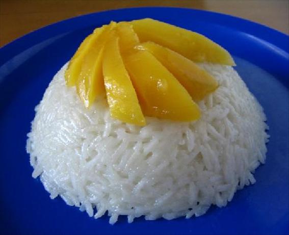 Thai Coconut-Mango Sticky Rice. Photo by Annie H