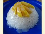 Thai Coconut-Mango Sticky Rice. Photo by Annie H