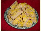 Lemon , Cranberry Biscotti With  a Hint of Cardamom