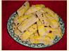 Lemon , Cranberry Biscotti With  a Hint of Cardamom