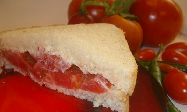 2- Handed Kitchen Sink Tomato Sandwich. Photo by Dreamgoddess