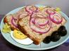 Rye Bread Sandwiches With Tuna, Pickle and Cream Cheese. Recipe by Latchy