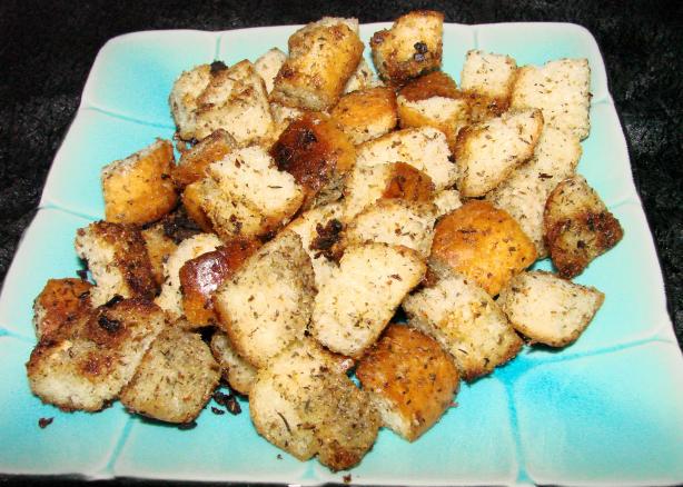 Homemade Croutons. Photo by Boomette