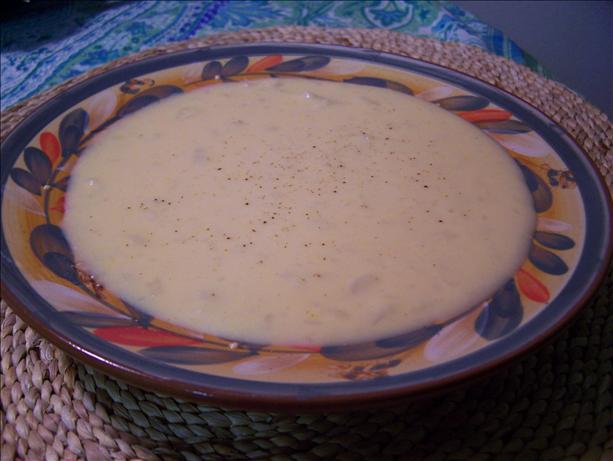 Cauliflower-Cheese Soup. Photo by Chef PotPie