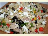 Greek-Style Chicken Pasta Salad