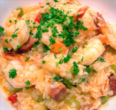 Chorizo, Shrimp and Rice. Photo by JustJanS