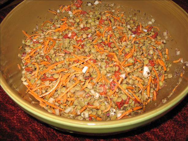 Lentil Salad Italiano. Photo by MsPia