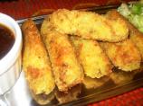 Korroke with Tonkatsu Sauce (Japanese Potato Croquettes with Eas