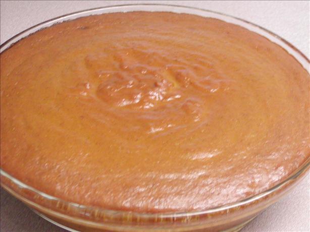 Pumpkin Pie Made With Tofu (No Milk or Eggs). Photo by Rita~