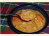 Tangy Apple Curry Chicken and Veggie Stew. Recipe by Kittencalskitchen