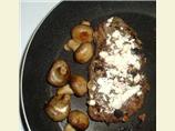 Strip Loin Steak With Blue Cheese and Sage