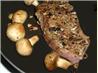 Strip Loin Steak With Blue Cheese and Sage