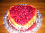 Cranberry Eggnog Cheesecake