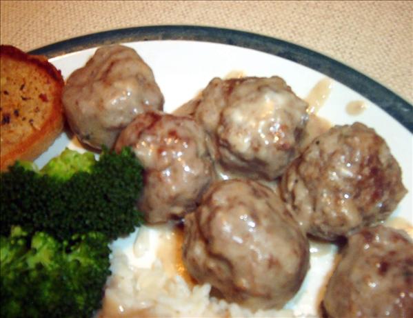 Meatballs in Creamy Mushroom Sauce. Photo by ~Leslie~