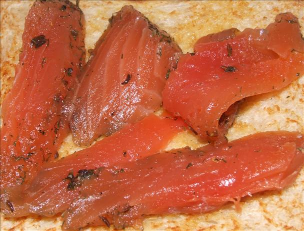 Gravlax. Photo by Peter J