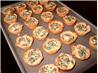 Tiny Spinach Quiches. Recipe by Sue Lau