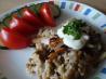 Lebanese Lentil/Rice Pilaf With Blackened Onions