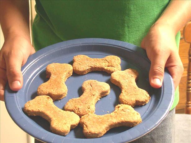 Peanut Butter/Graham Dog Biscuits. Photo by Charlotte J