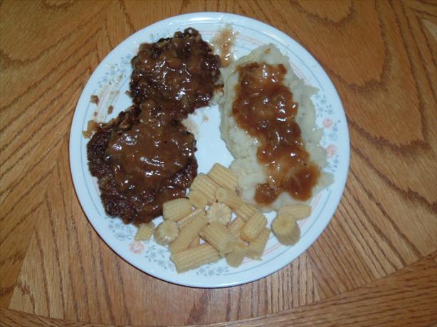Salisbury Steak. Photo by Winnipeg *Mel*