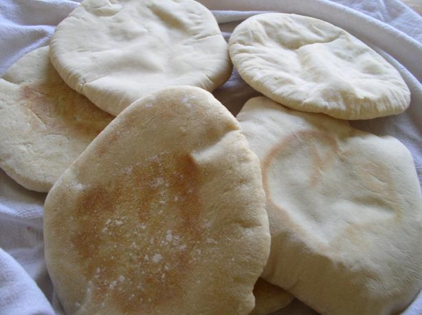 flat bread or khoubiz. Photo by Leah's Kitchen