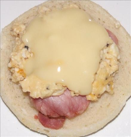 Scrambled Eggs Benedict. Photo by Peter J