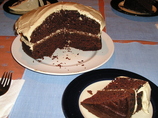 Spiced Chocolate Applesauce Cake. Photo by Jenny Sanders