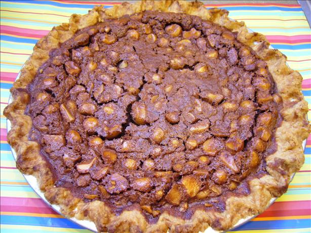 Chocolate Macadamia Nut Pie. Photo by cookiedog