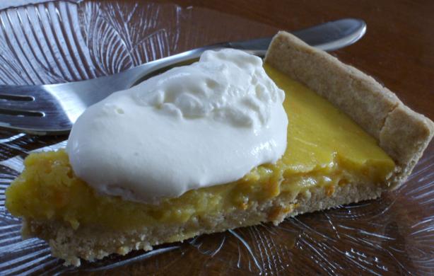 Orange, Lemon and Cardamom (cardamon) Tart. Photo by Chandra M