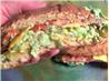 Veggie Guacamole Submarine Sandwich. Recipe by Mirj