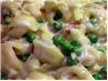 Tortellini Ai Formaggi With Prosciutto and Peas