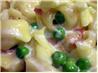 Tortellini Ai Formaggi With Prosciutto and Peas
