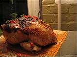 Pomegranate Glazed Cornish Game Hens. Photo by sdowswell
