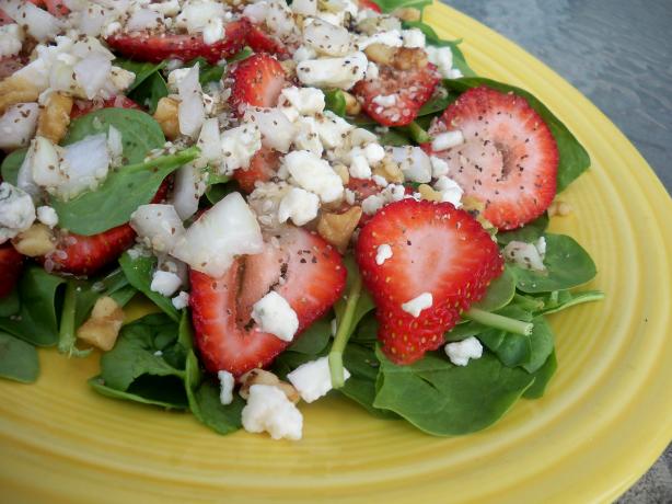 Strawberry & Bleu Cheese Salad. Photo by *Parsley*