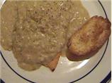 Salmon Filets With Creamy, White Wine/Crab-Meat Sauce