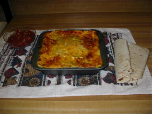 Easy Chile Rellenos Casserole. Photo by Laudee