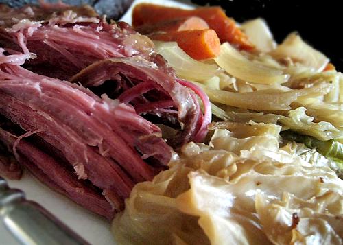 Crock Pot Corned Beef and Cabbage. Photo by Caroline Cooks