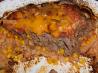 Easy Seven Layer Rice Casserole. Recipe by Kittencalskitchen
