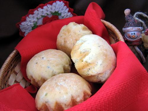 Bread Machine Garlic Herb Bread. Photo by Annacia